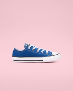 Zapatos Bajos Converse Chuck Taylor All Star Seasonal Color Para Niña - Azules | Spain-1674